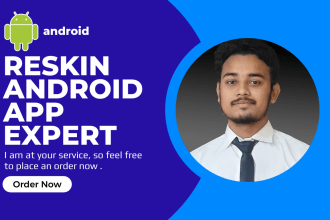 reskin, redesign, and modify your android app and codecanyon source code