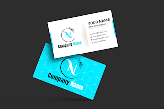 create eye catching business card and logo design