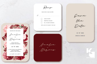 design minimalist modern wedding invitations