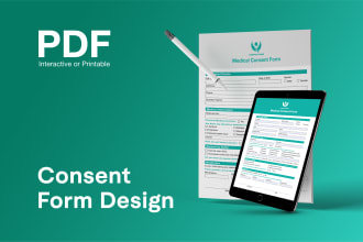 design consent form professionally