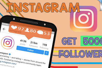 increase 5k instagram followers with lifetime guarantee