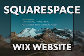 do modern wix website design or redesign or development