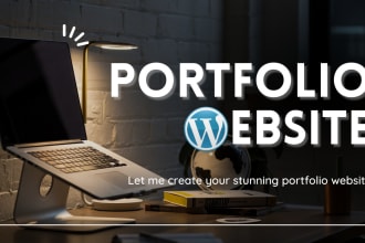 create a stunning personal and portfolio wordpress website