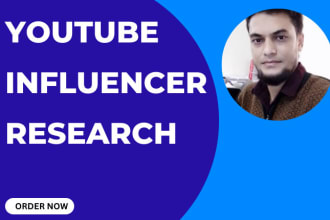 best youtube influencer research and marketing