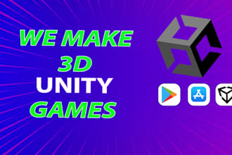 develop a unity 3d game for android and ios