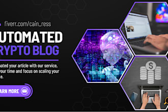 create an automated cryptocurrency niche wordpress news blog