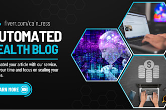 create an automated health niche wordpress news website