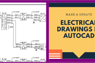 design electrical system and draw electrical drawings in cad