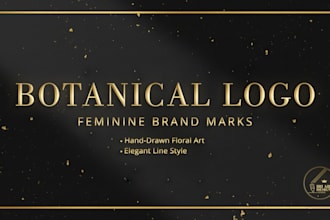 create bespoke botanical art and minimalist graphics for websites