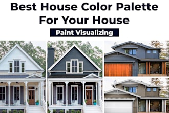change house paint color, paint visualizing, house makeover