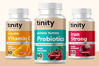do professional product label design with unlimited modification