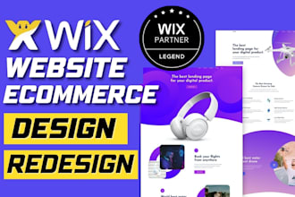 be your wix developer build wix website and wix ecommerce
