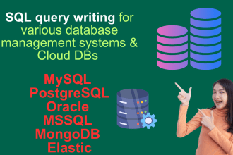 postgresql, mysql, oracle, mongodb, sqlite, firebase, sql query for you