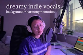 sing soft female vocals for your indie pop song