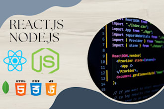 develop mern mongodb express react node  website full stack developer