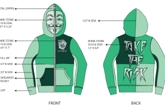 do tech pack for any kind of hoodie, jogger sets