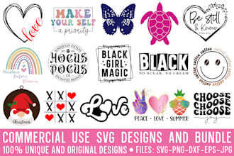 do commercial use svg designs for your etsy business