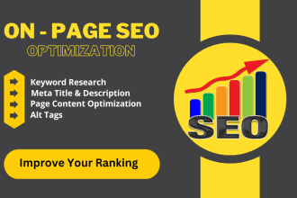 complete on page SEO optimization to improve google ranking