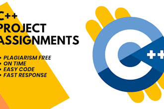 do oop project and assignments in cpp