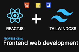 do web development with reactjs and tailwindcss
