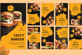 create a food poster, flyer and menu design