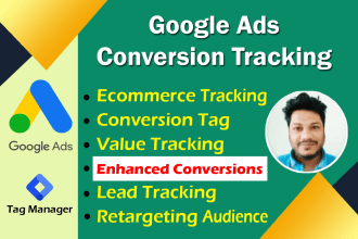 setup and fix google ads conversion tracking and remarketing audience
