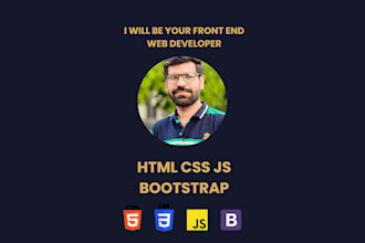 be frontend developer in figma to html css tailwind, react