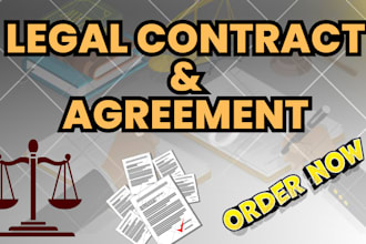 write legal agreements and contracts for you