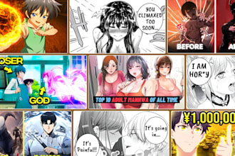 make eye catching anime, manga and manhwa thumbnails