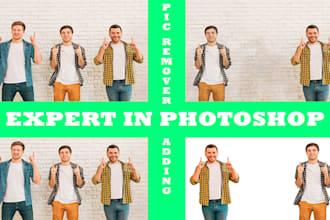 edit background, add or remove person, object from any picture in photoshop