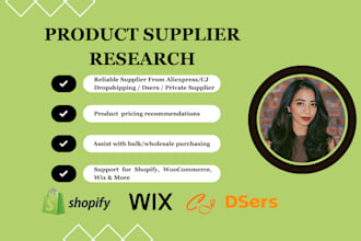 do dropshipping product research and dropshipping supplier for dropshipping