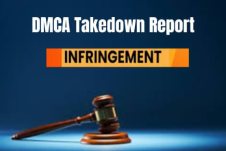 send dmca notice to remove copyright content under intellectual property law