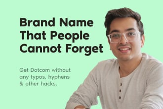 provide brand name ideas with dotcom domain and trademark check