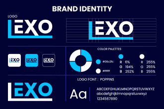 research and create a corporate, visual brand identity and style guide