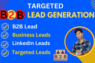 provide targeted b2b lead generation and email list building for your business