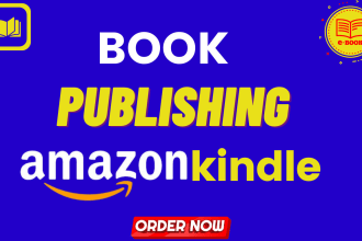 do professional book formatting for amazon kdp and kindle, and self publishing