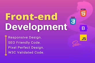 make website in HTML CSS and bootstrap 5