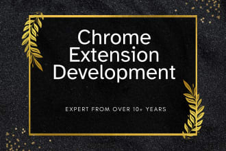 create, modify or fix google chrome browser extension plugin