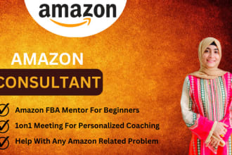 be your amazon fba coach and business consultant