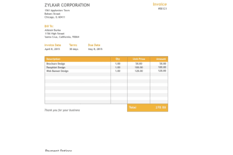 design auto excel invoice, auto calculation invoice
