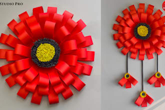 create beautiful wall hanging paper craft videos