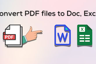 retype your PDF file to word document