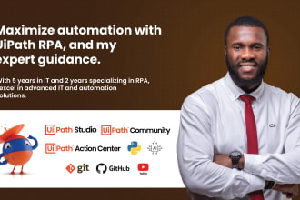 automate any manual process for you using uipath