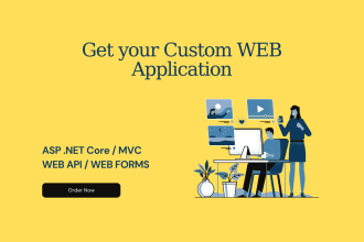 develop asp net core or mvc web app using visual studio