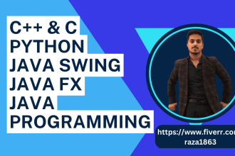 urgently code in javafx, c, python, HTML, cpp and java task, programming expert