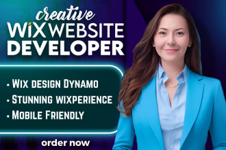 do business wix website design or redesign wix website