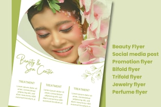 design beauty salon perfume, beauty, hair, spa, cosmetic,  flyer design