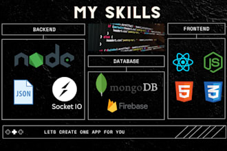 do web development using mern stack or be your mern stack developer