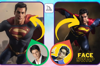 face swap you onto any superhero character using ai