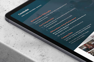 design or refresh a capability statement for any purpose